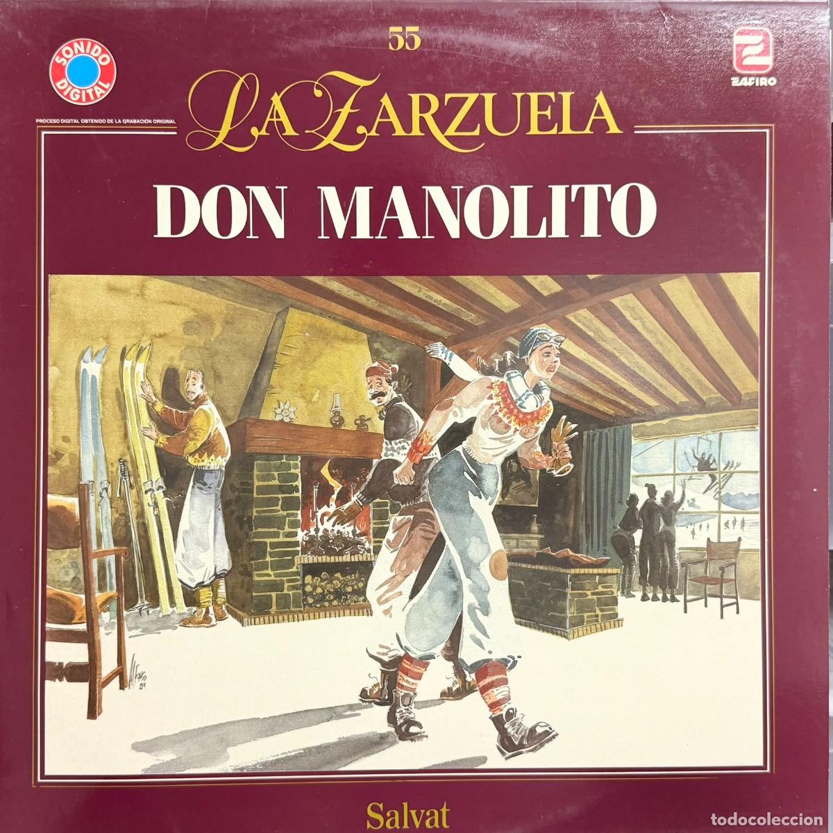 Discos de vinilo: Salvat ● La Zarzuela - N&ordm; 55 - Don Manolito ● Lp