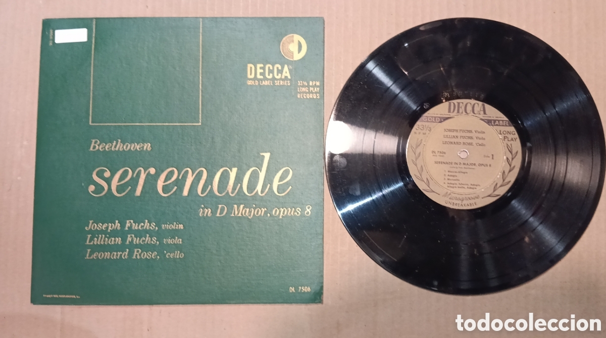 Discos de vinilo: LOTE DOS DISCOS BEETHOVEN - Foto 4