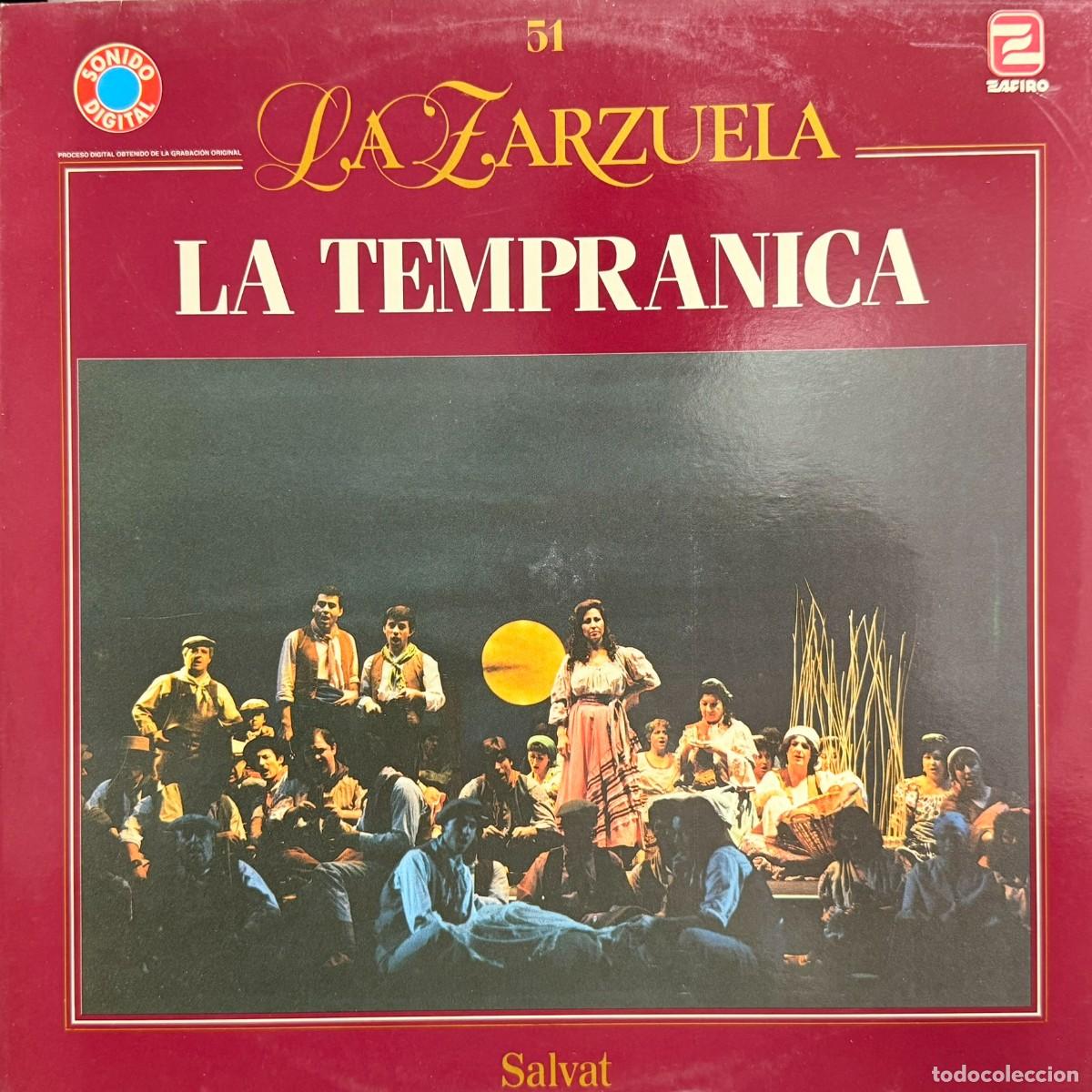 Discos de vinilo: Salvat ● La Zarzuela - N&ordm; 51 - La Tempranica ● Lp