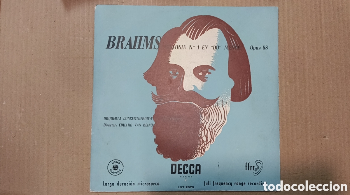 Discos de vinilo: LOTE DOS DISCOS BRAHMS - Foto 2