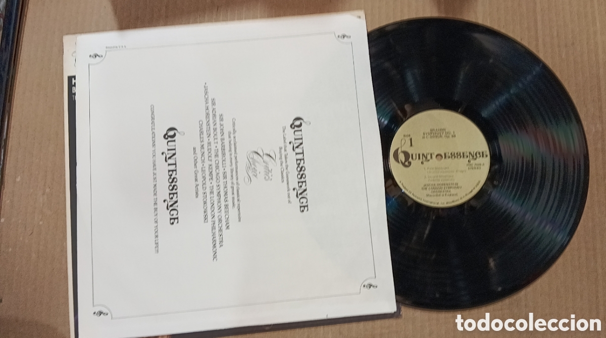 Discos de vinilo: LOTE DOS DISCOS BRAHMS - Foto 7