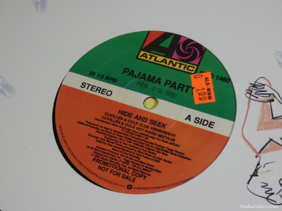 Discos de vinilo: ARKANSAS1980 LOTT777 MAXI SINGLE ESTADO CORRECT&Iacute;SIMO PAJAMA PARTY HIDE AND SEEK