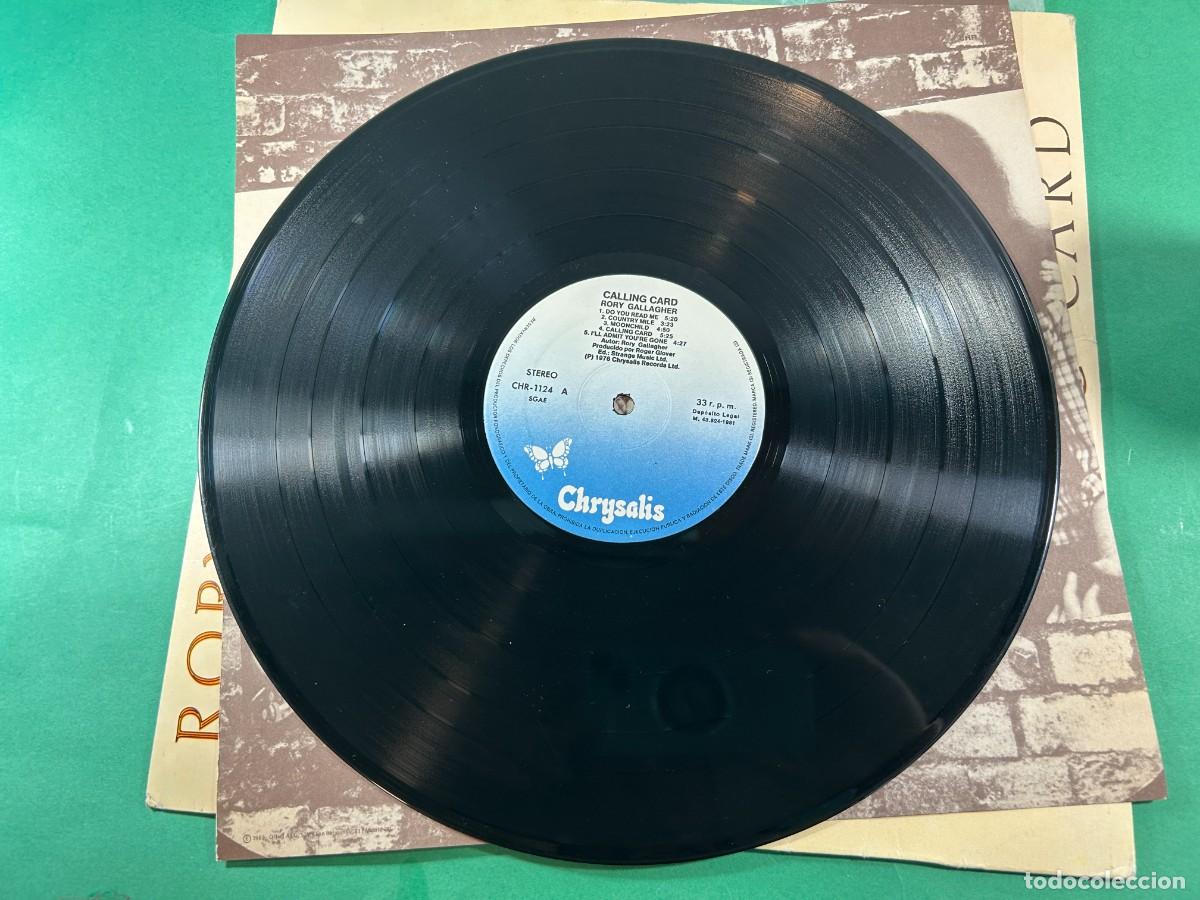 Discos de vinilo: RORY GALLAGHER - CALLING CARD - LP VINILO ESPA&Ntilde;A 1976 - Foto 3