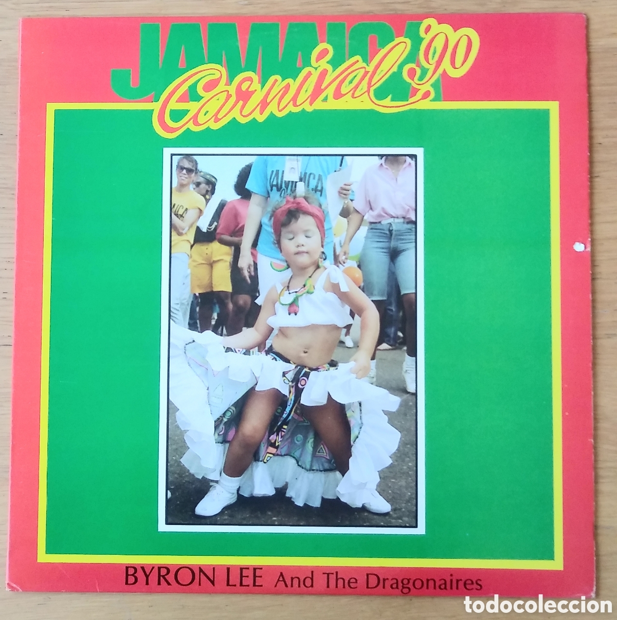 Discos de vinilo: BYRON LEE AND THE DRAGONAIRES : &rdquo;JAMAICA CARNIVAL '90&rdquo; LP VINILO 1990 - SOCA