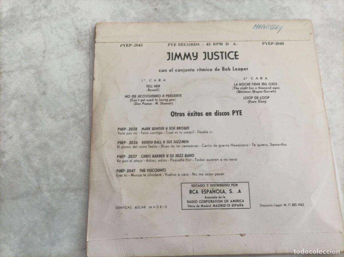 Discos de vinilo: Jimmy Justice ep -leer- - Foto 2