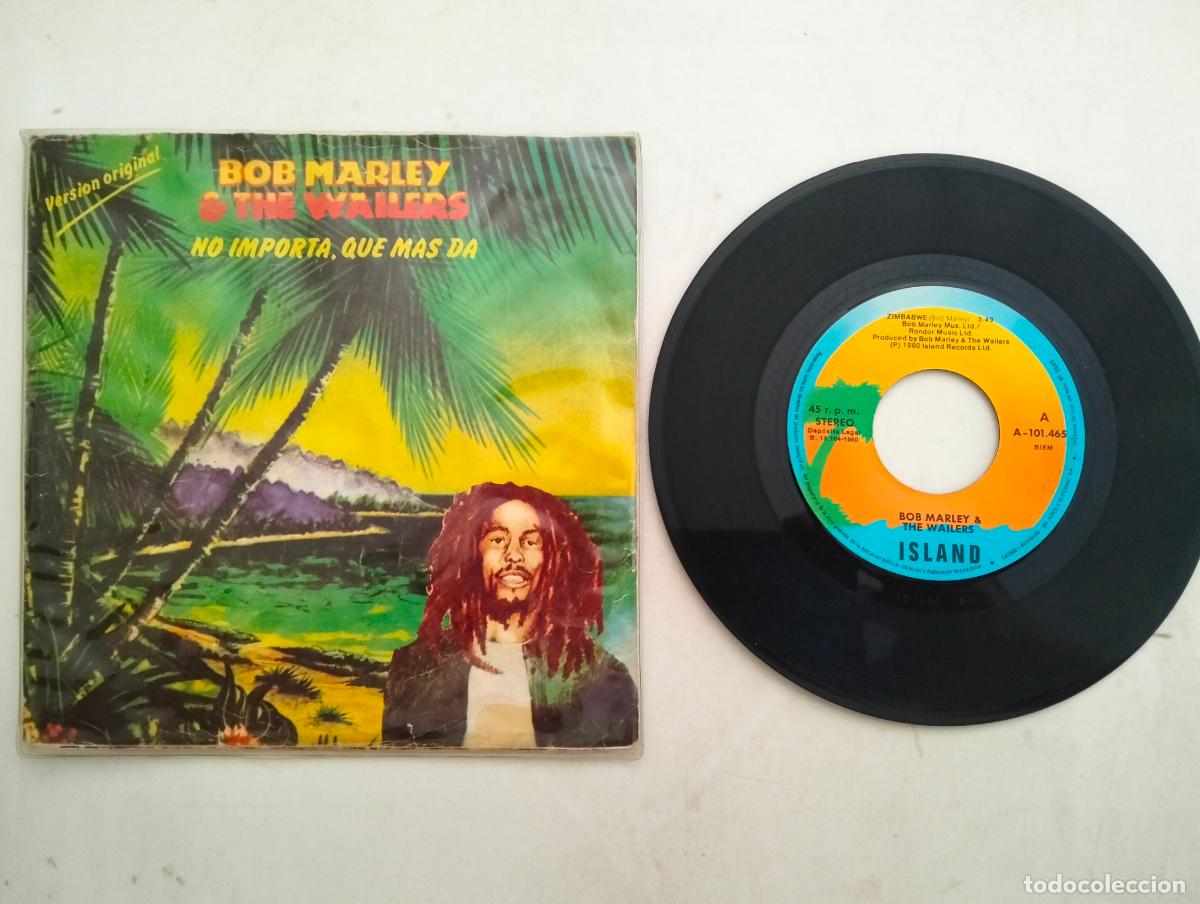 Discos de vinilo: DISCO SINGLE, BOB MARLEY & THE WAILERS, NO IMPORTA , QUE MAS DA