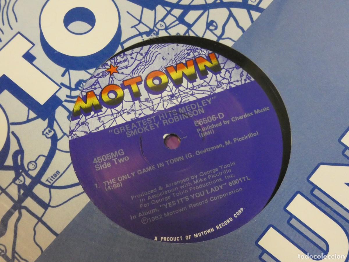 Discos de vinilo: ARKANSAS1980 LOTT777 MAXI SINGLE ESTADO CORRECT&Iacute;SIMO SMOKEY ROBINSON