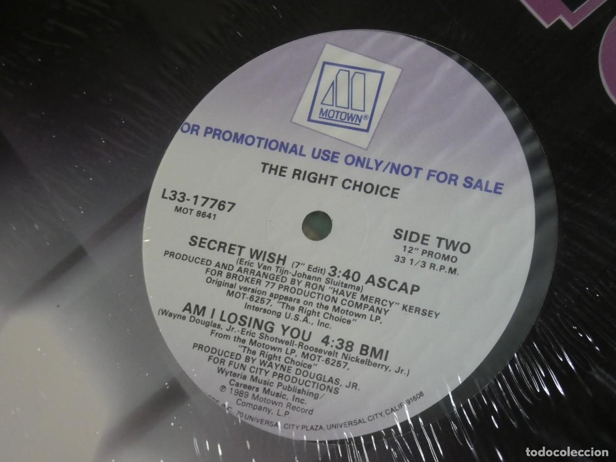 Discos de vinilo: ARKANSAS1980 LOTT777 MAXI SINGLE ESTADO CORRECT&Iacute;SIMO THE RIGHT CHOICE