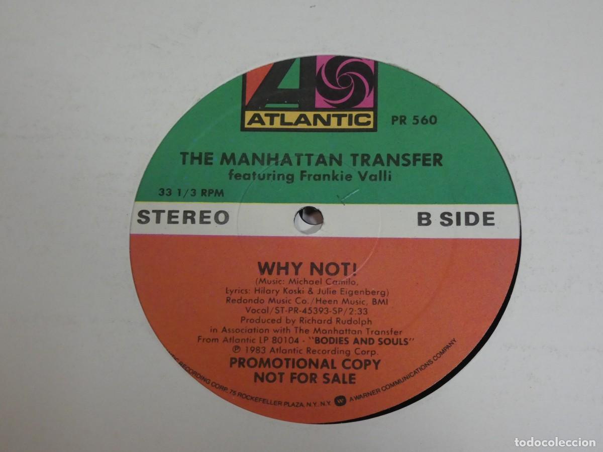 Discos de vinilo: ARKANSAS1980 LOTT777 MAXI SINGLE ESTADO CORRECT&Iacute;SIMO THE MANHATTAN TRANSFER
