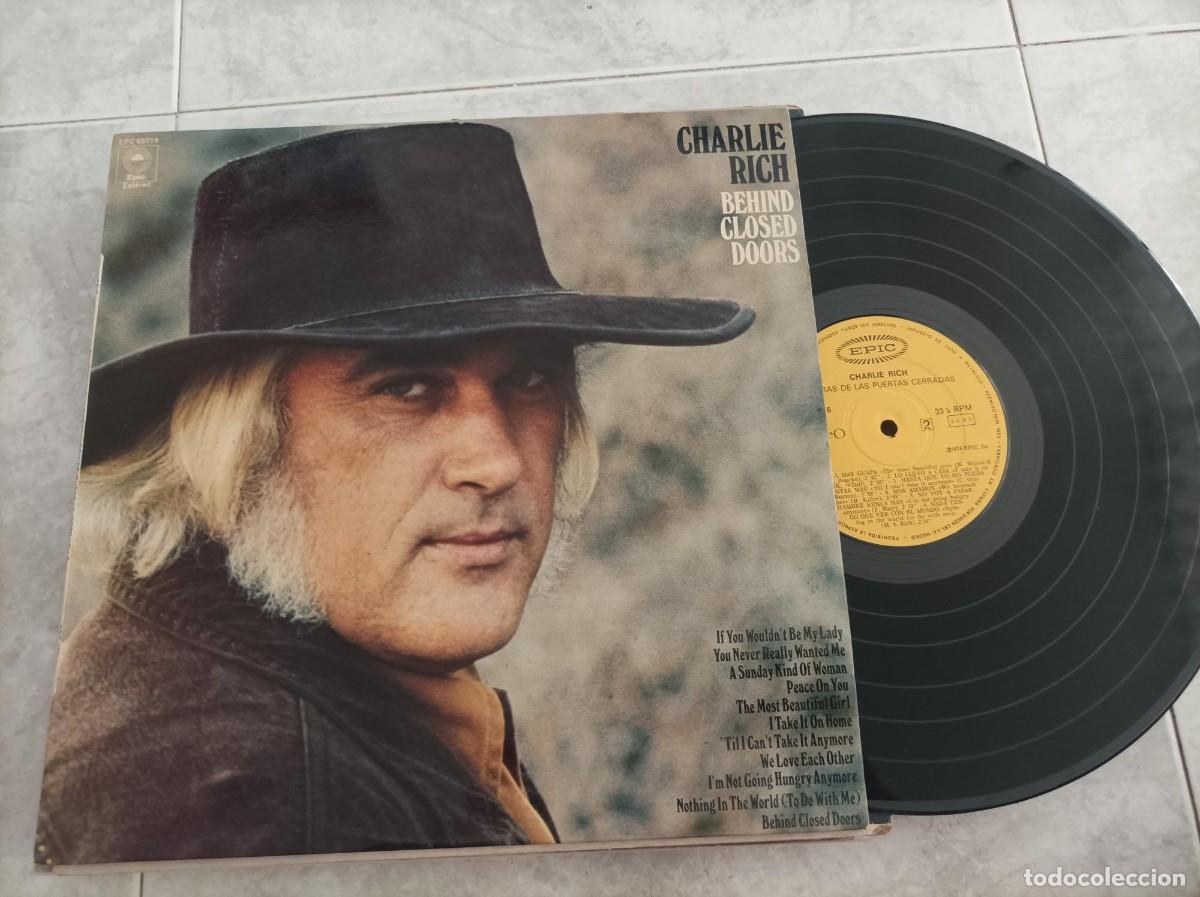 Discos de vinilo: Charlie Rich lp detras de las puertas cerradas