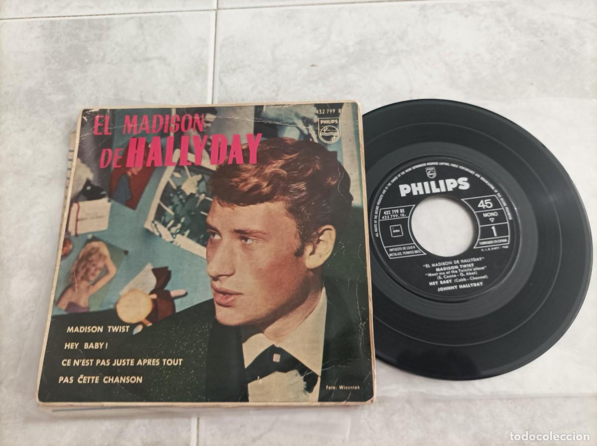 Discos de vinilo: El madison de Johnny Halliday ep - Foto 1