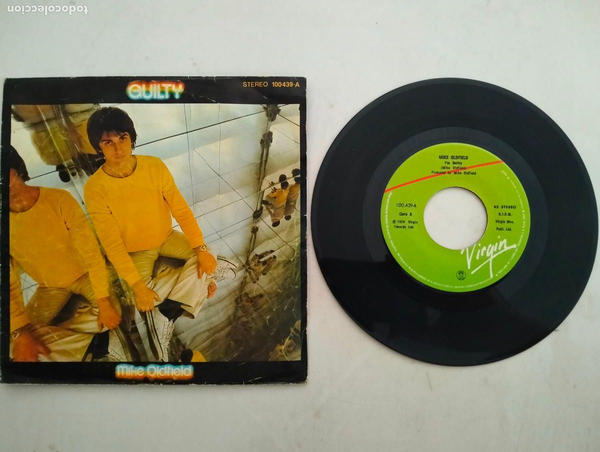 Discos de vinilo: DISCO SINGLE, MIKE OLDFIELD, GUILTY
