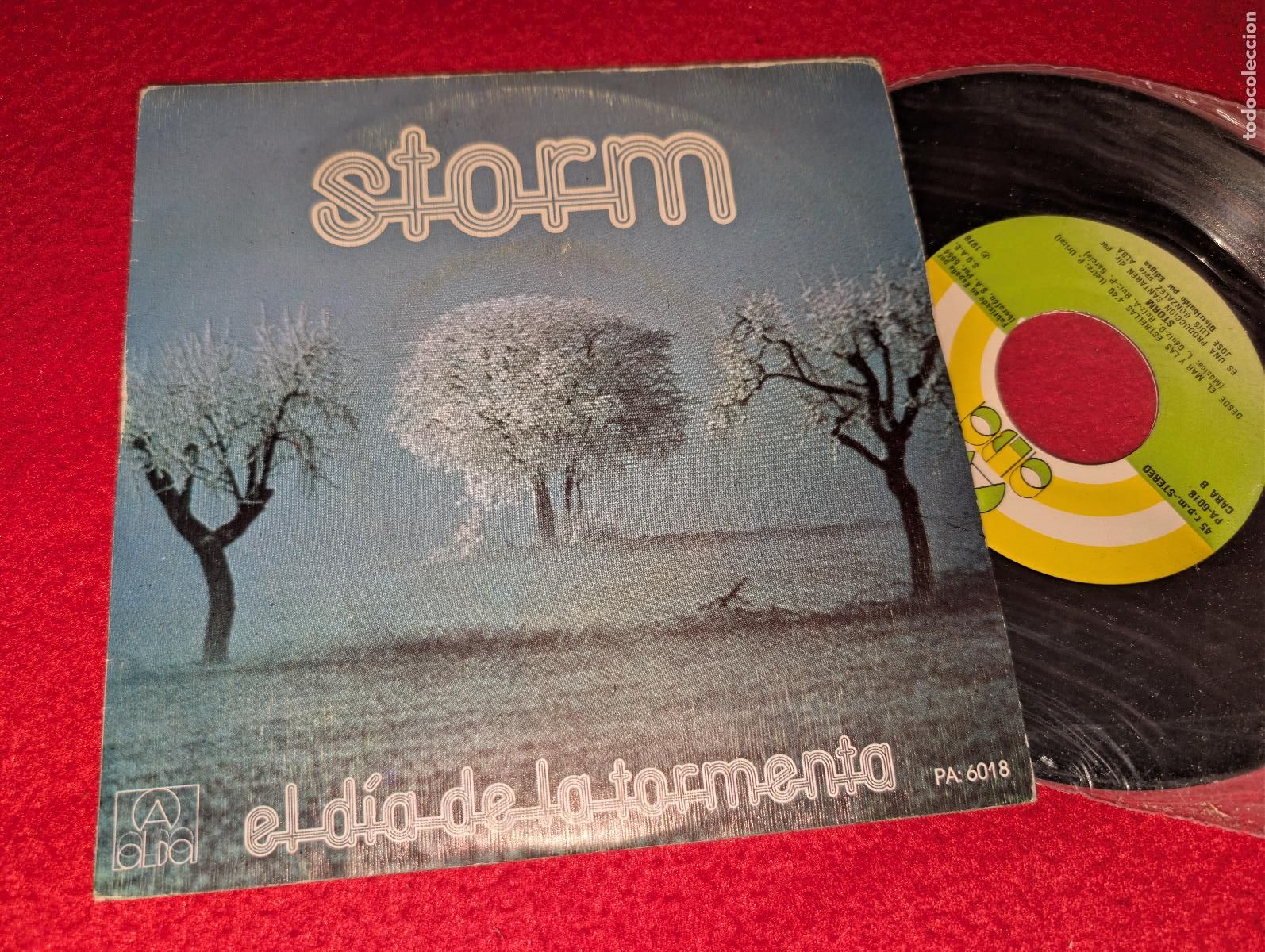 Discos de vinilo: STORM El dia de la tormenta/Desde el mar y las estrellas 7'' single 1979 Alba