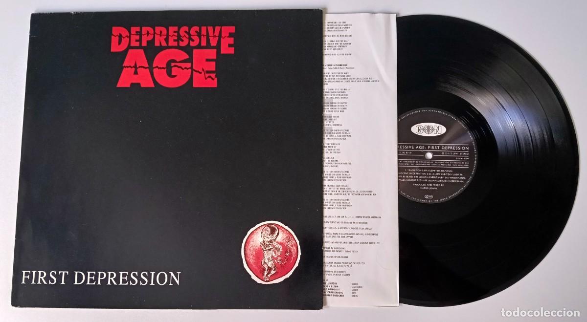 Discos de vinilo: LP DEPRESSIVE AGE - FIRST DEPRESSION - Foto 3