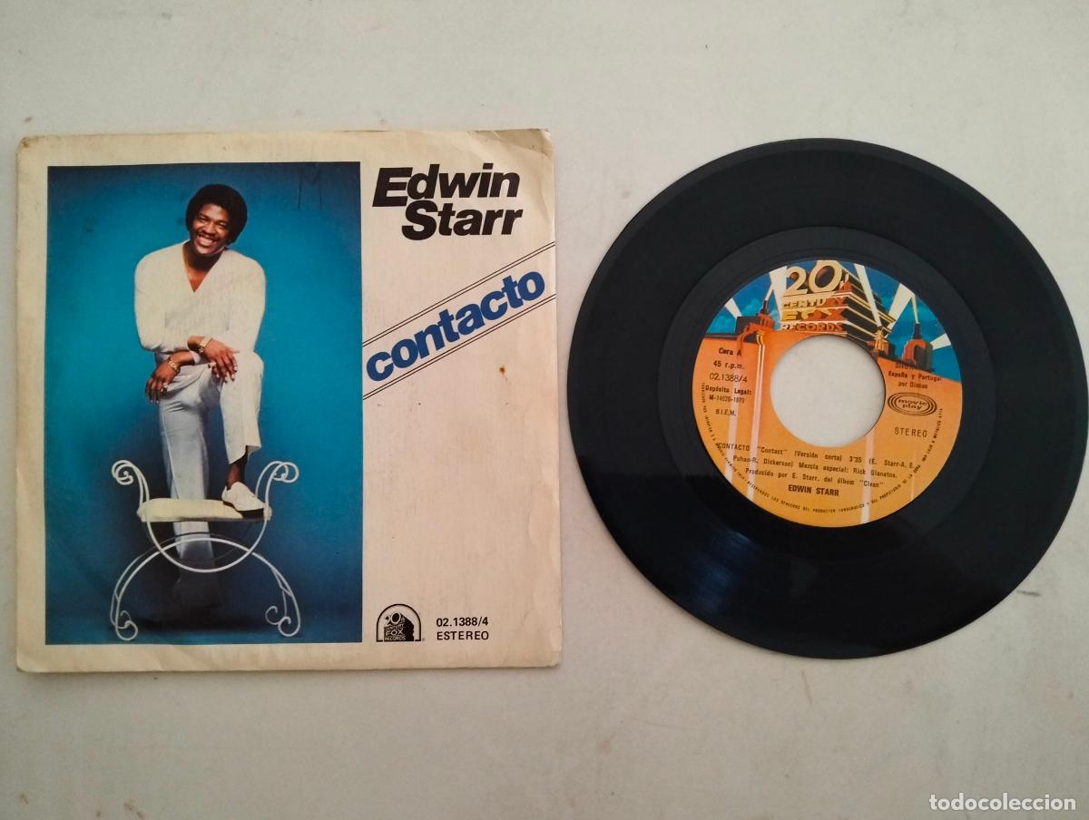 Discos de vinilo: DISCO SINGLE, EDWIN STAR, CONTACTO - Foto 1