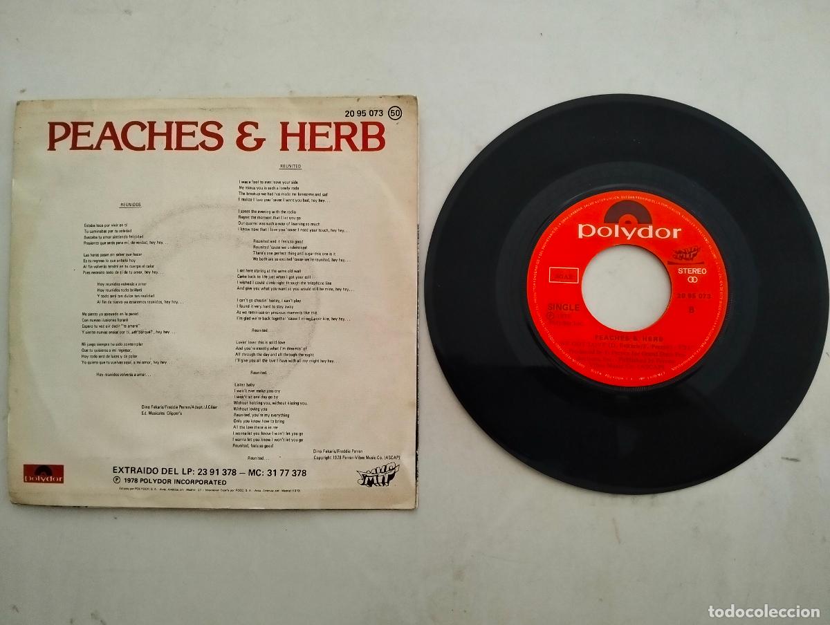 Discos de vinilo: DISCO SINGLE, PEACHES E HERB - Foto 2