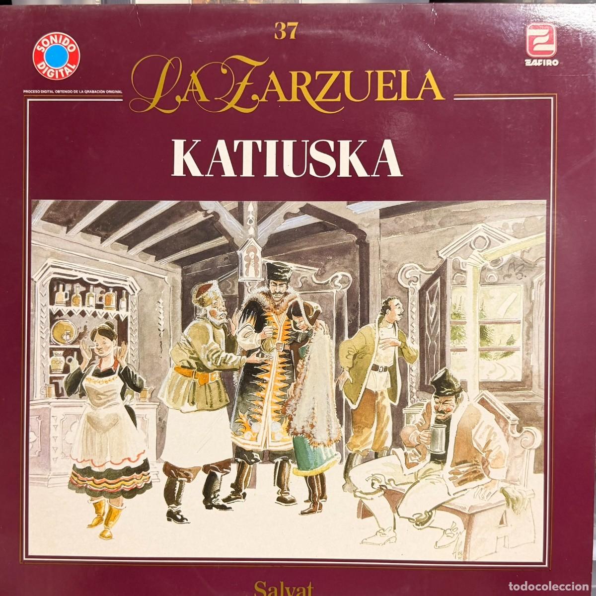 Discos de vinilo: Salvat ● La Zarzuela - N&ordm; 37 - Katiuska ● Lp