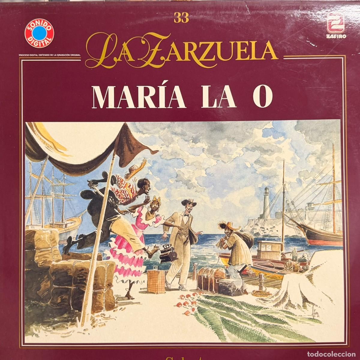 Discos de vinilo: Salvat ● La Zarzuela - N&ordm; 33 - Mar&iacute;a la O ● Lp