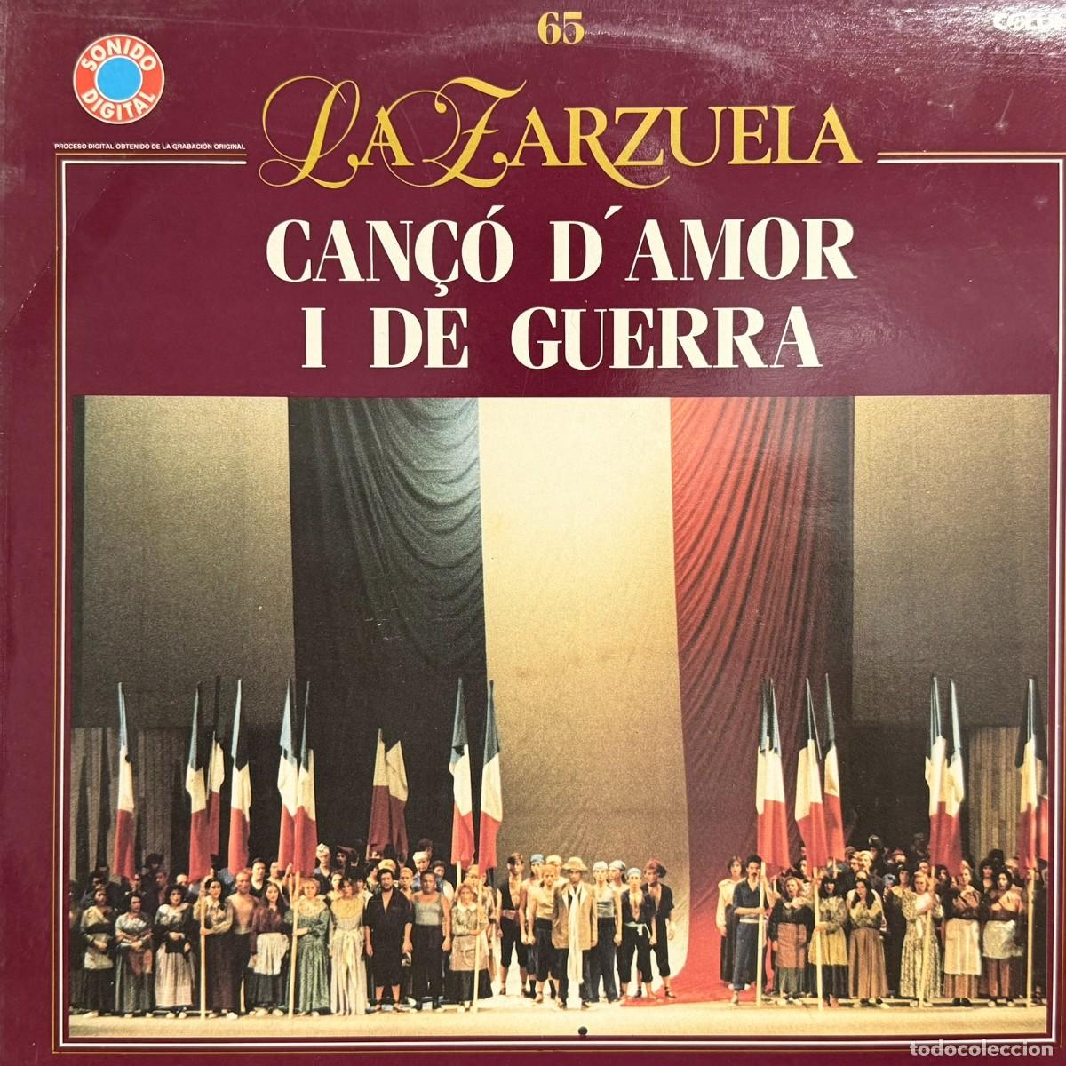 Discos de vinilo: Salvat ● La Zarzuela - N&ordm; 65 - Can&ccedil;&oacute; D'Amor I De Guerra ● Lp