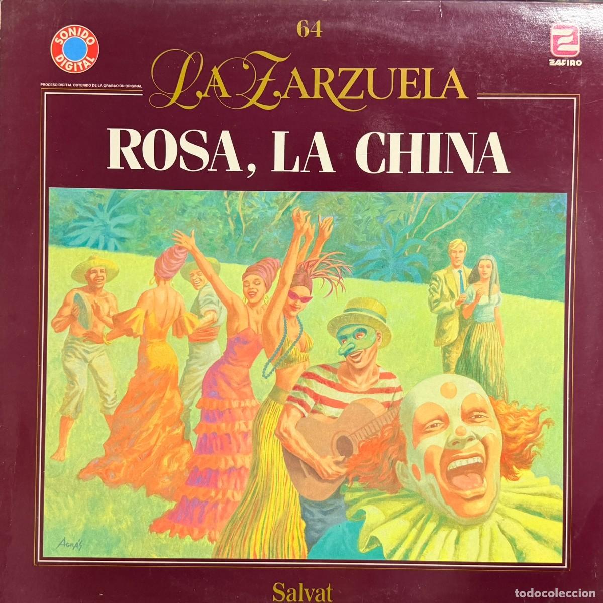 Discos de vinilo: Salvat ● La Zarzuela - N&ordm; 64 - Rosa, la China ● Lp