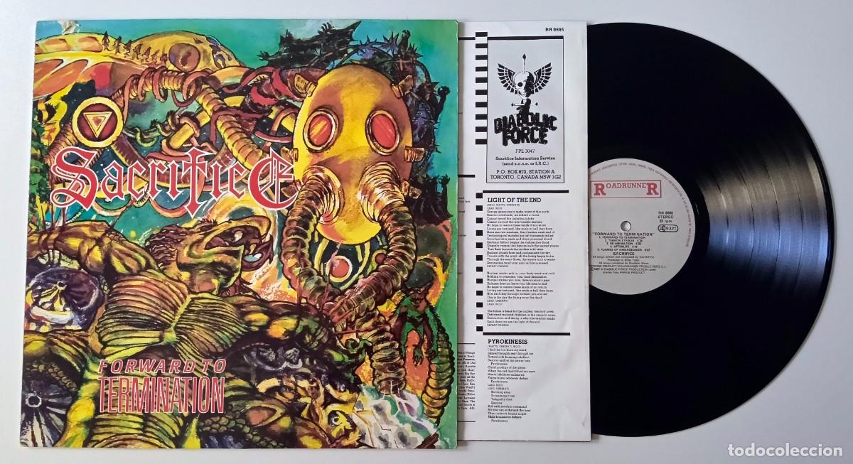 Discos de vinilo: LP SACRIFICE - FORWARD TO TERMINATION - Foto 3