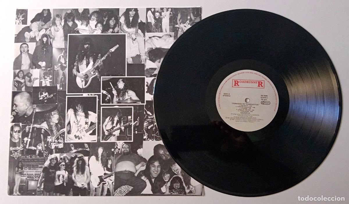 Discos de vinilo: LP SACRIFICE - FORWARD TO TERMINATION - Foto 4
