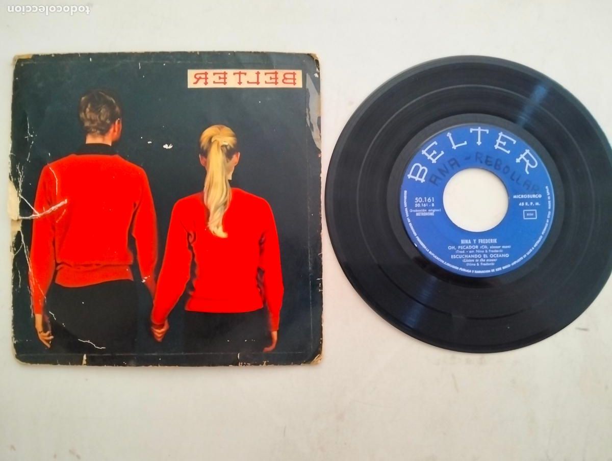 Discos de vinilo: DISCO SINGLE, NINA Y FREDERIK - Foto 2