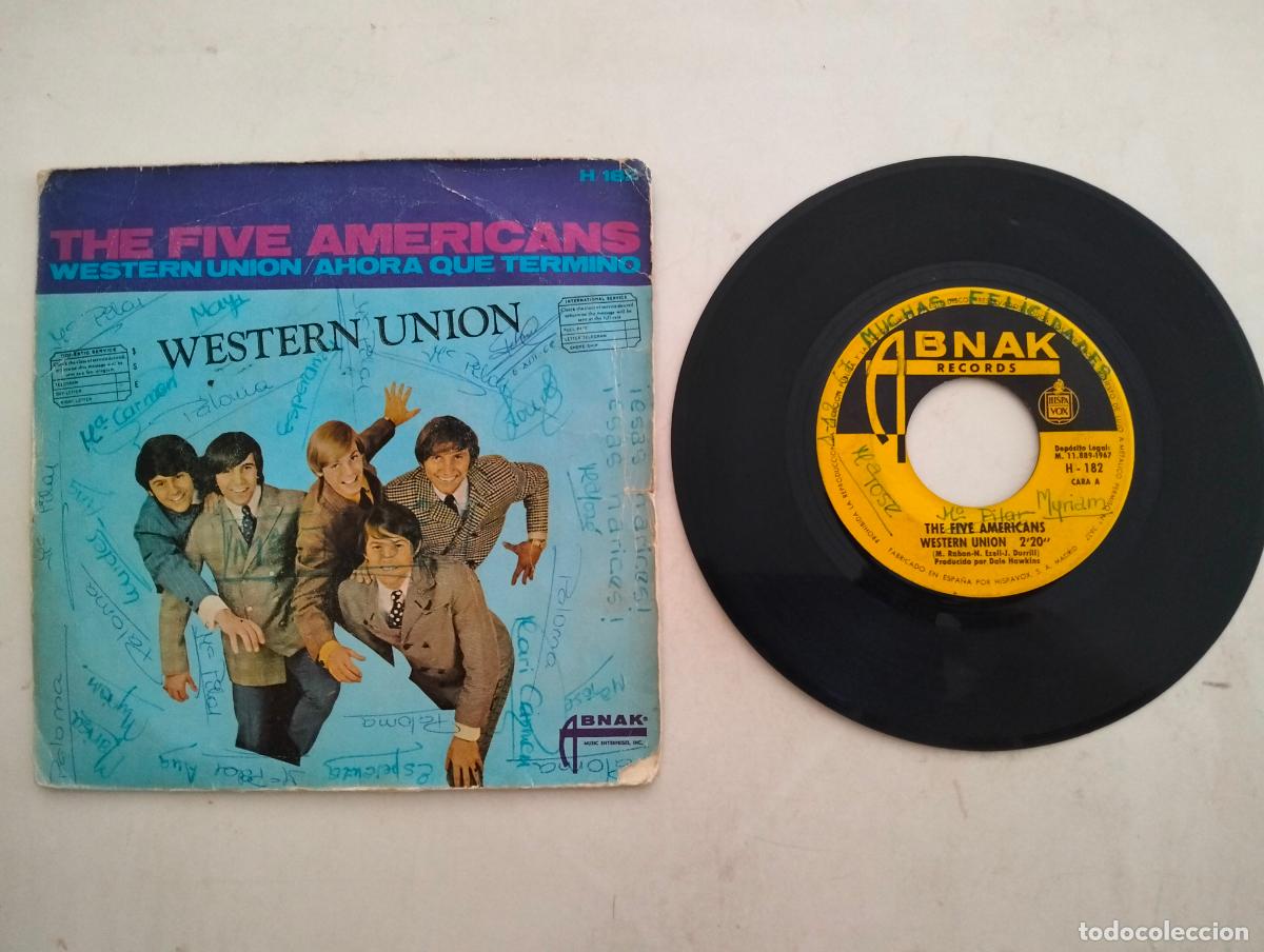 Discos de vinilo: DISCO SINGLE, THE FIVE AMERICANS - Foto 1