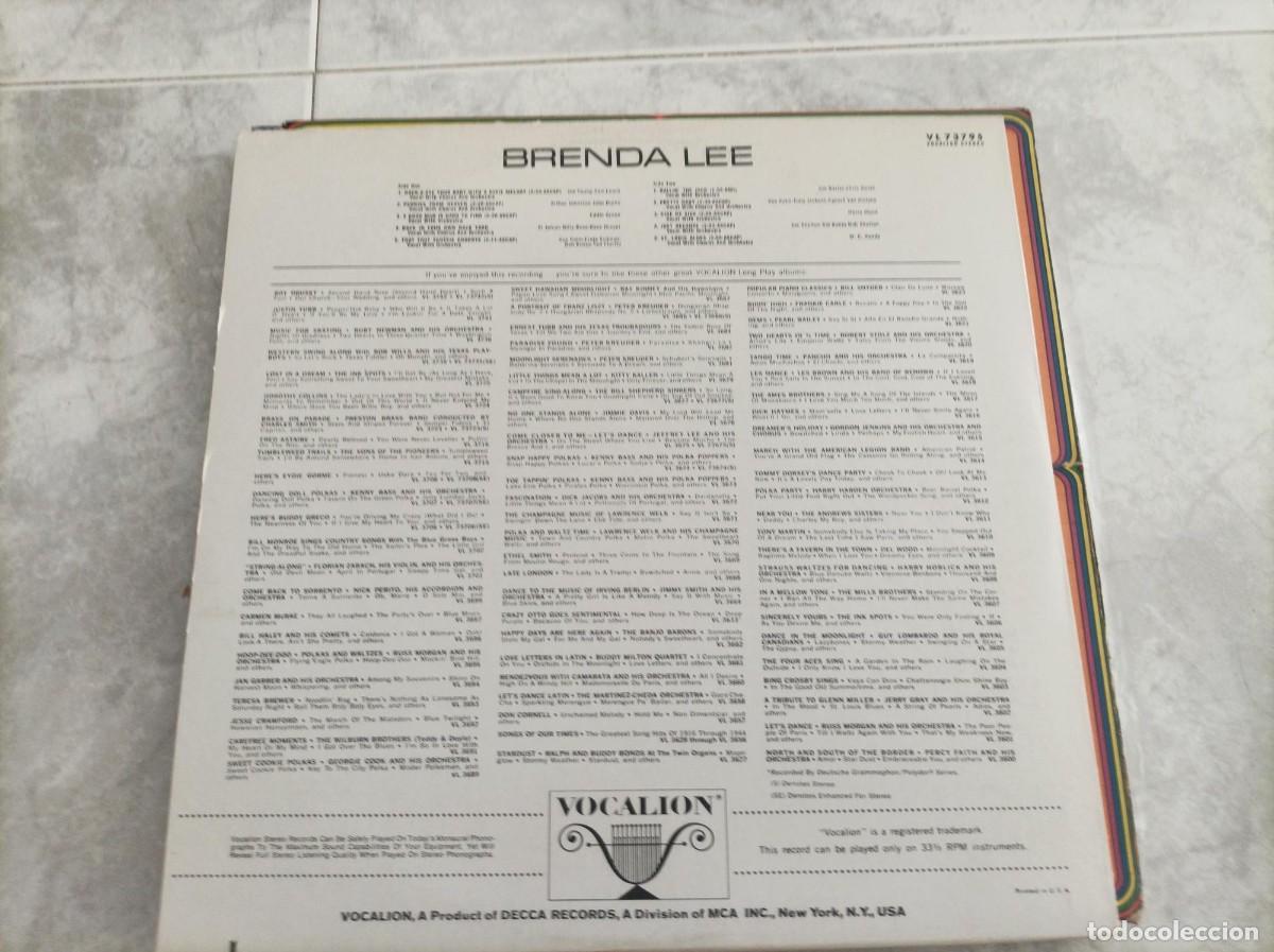 Discos de vinilo: Brenda Lee lp original USA - Foto 2