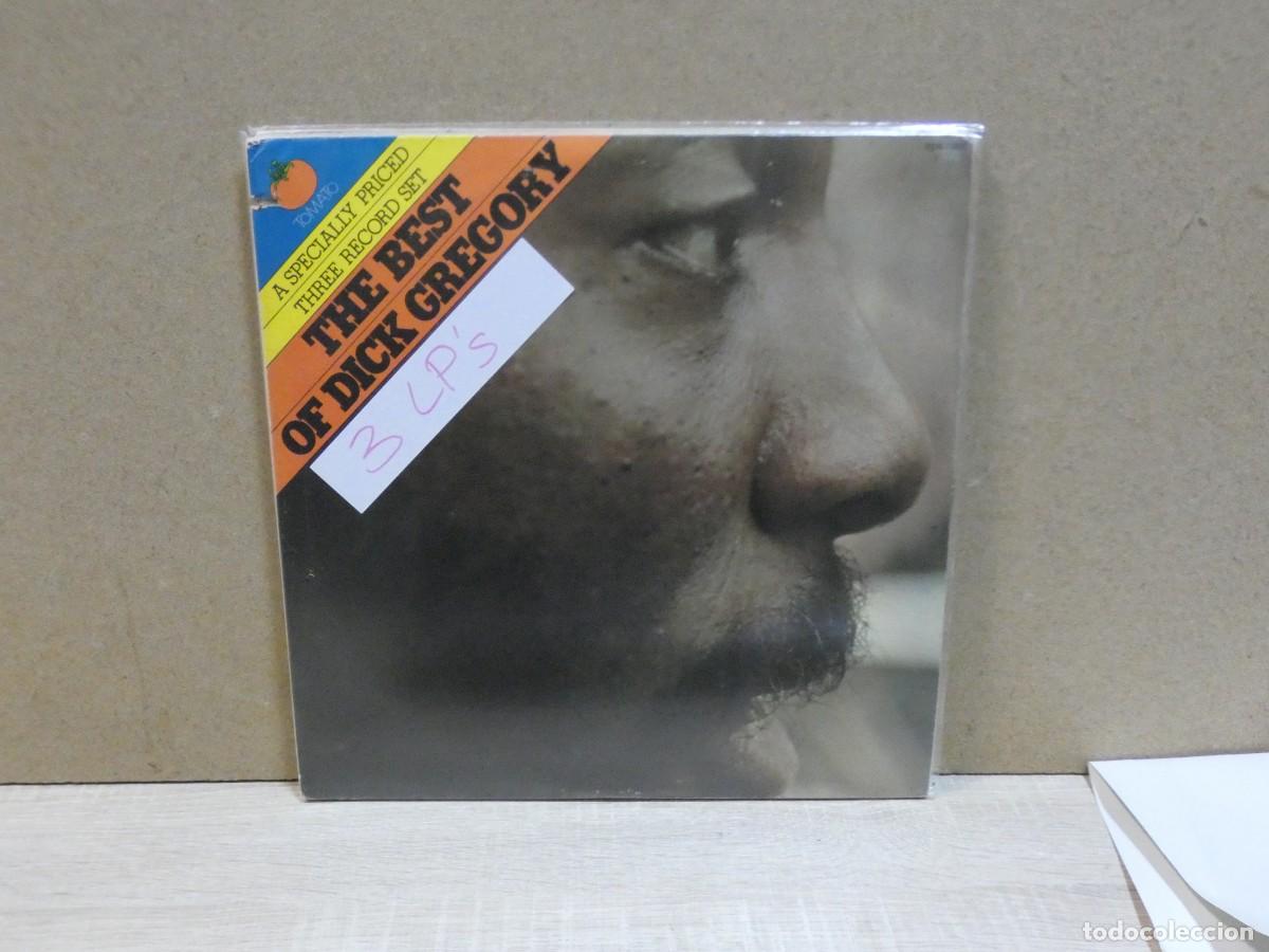 Discos de vinilo: ARKANSAS1980 CAJJ767 LP ESTADO CORRECTISIMO RECOP DICK GREGORY 3 LPS