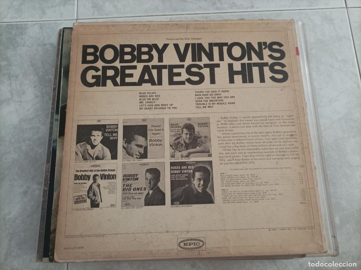 Discos de vinilo: Bobby VintoN lp original USA - Foto 2