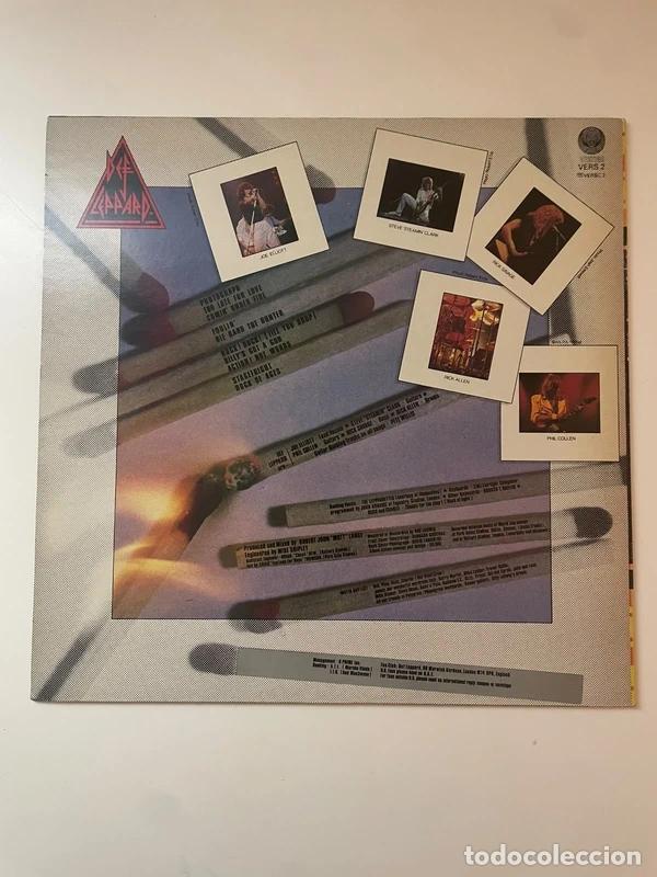 Discos de vinilo: Vinilo Def Leppard Pyromania UK 1983 - Foto 2