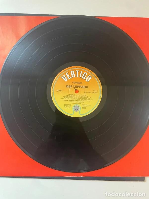 Discos de vinilo: Vinilo Def Leppard Pyromania UK 1983 - Foto 5