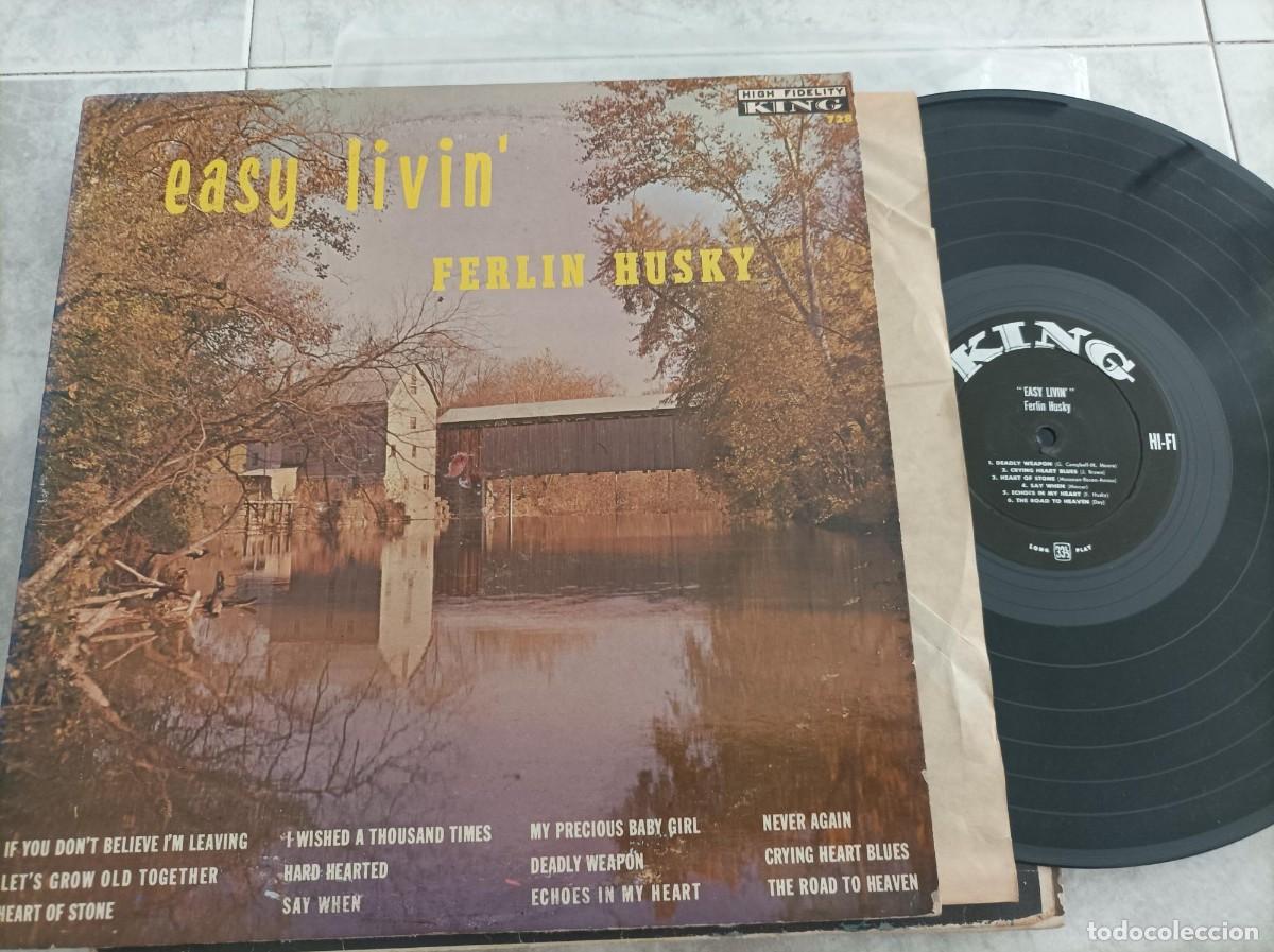 Discos de vinilo: Ferlin Husky easy livin lp -super dificil-