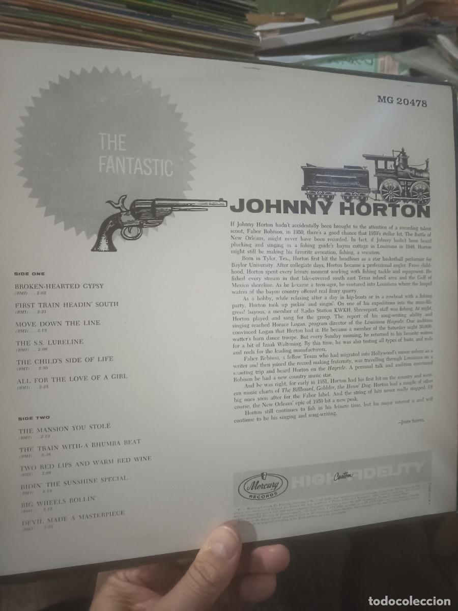 Discos de vinilo: DISCO 28, LP JOHNNY HORTON - Foto 2
