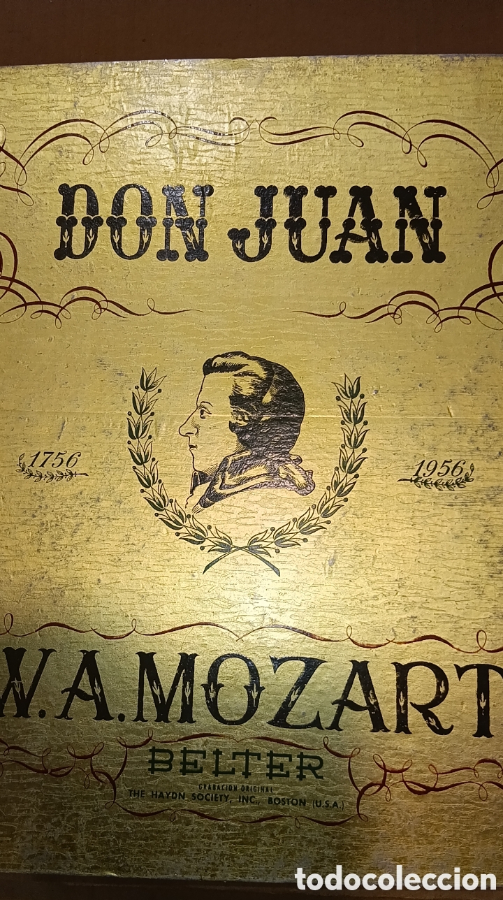 Discos de vinilo: DON JUAN MOZART BELTER TRIPLE DISCO PRIMERA EDICI&Oacute;N 1955 25 EJEMPLARES