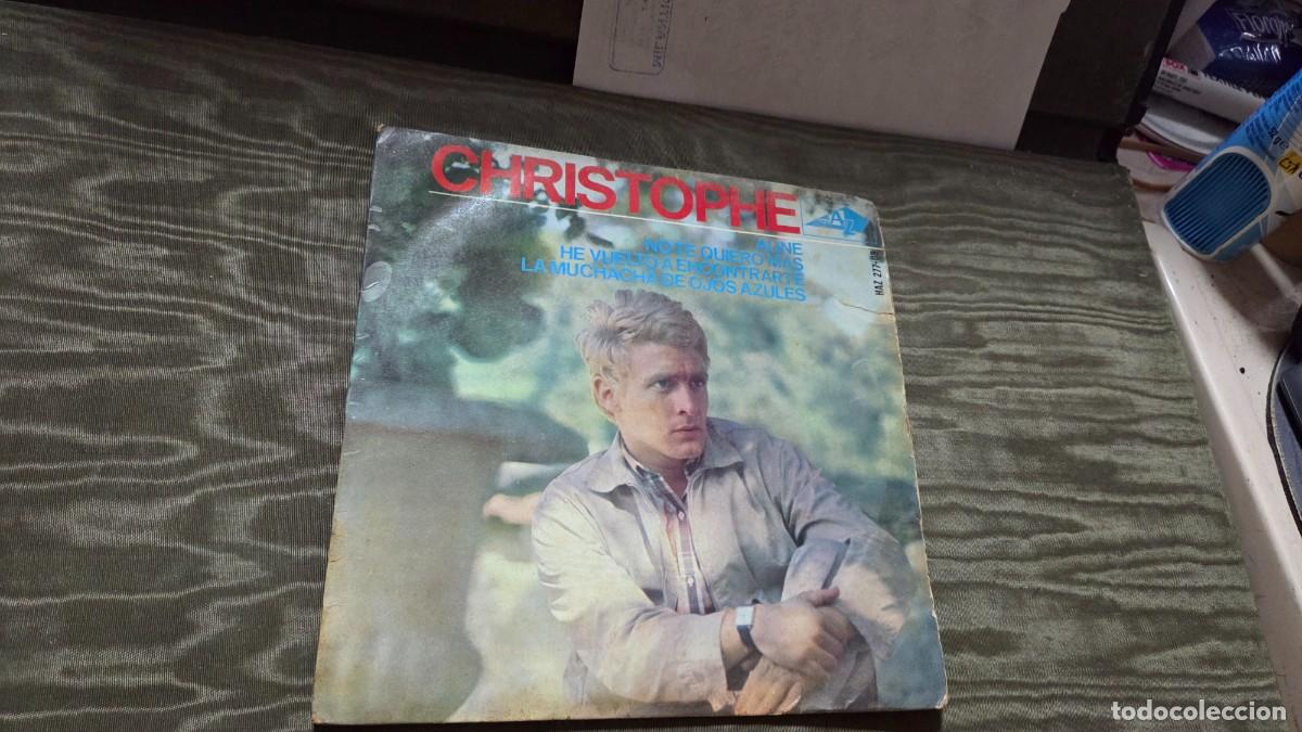 Discos de vinilo: discos singles vintage Christophe