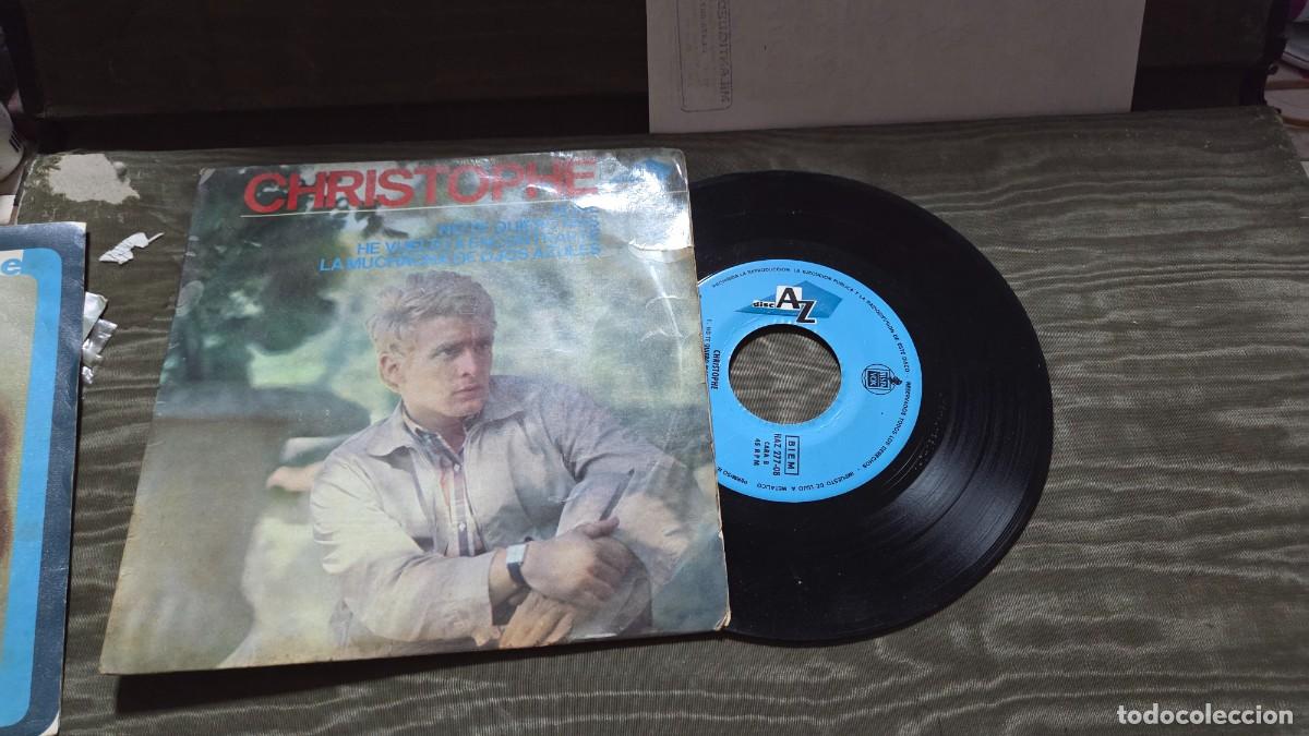 Discos de vinilo: discos singles vintage Christophe - Foto 2
