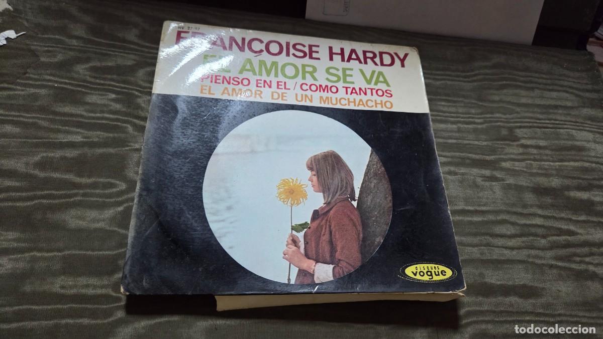 Discos de vinilo: discos singles vintage francoise hardy