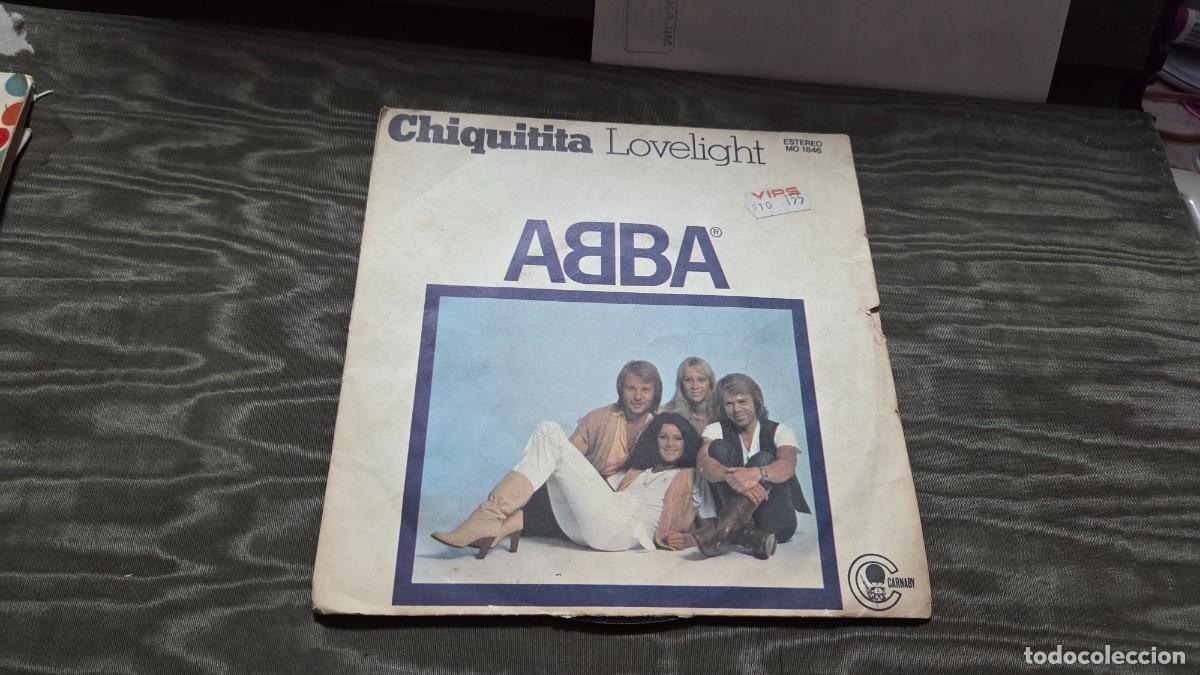 Discos de vinilo: discos singles vintage Abba