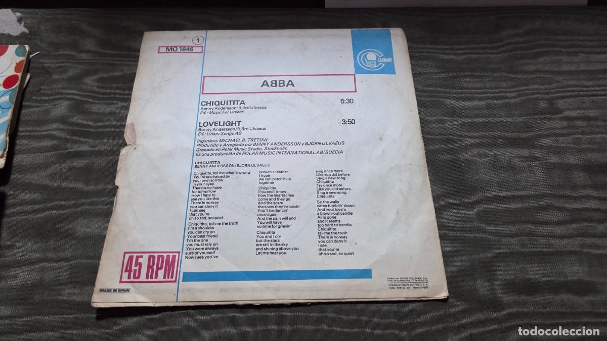 Discos de vinilo: discos singles vintage Abba - Foto 3