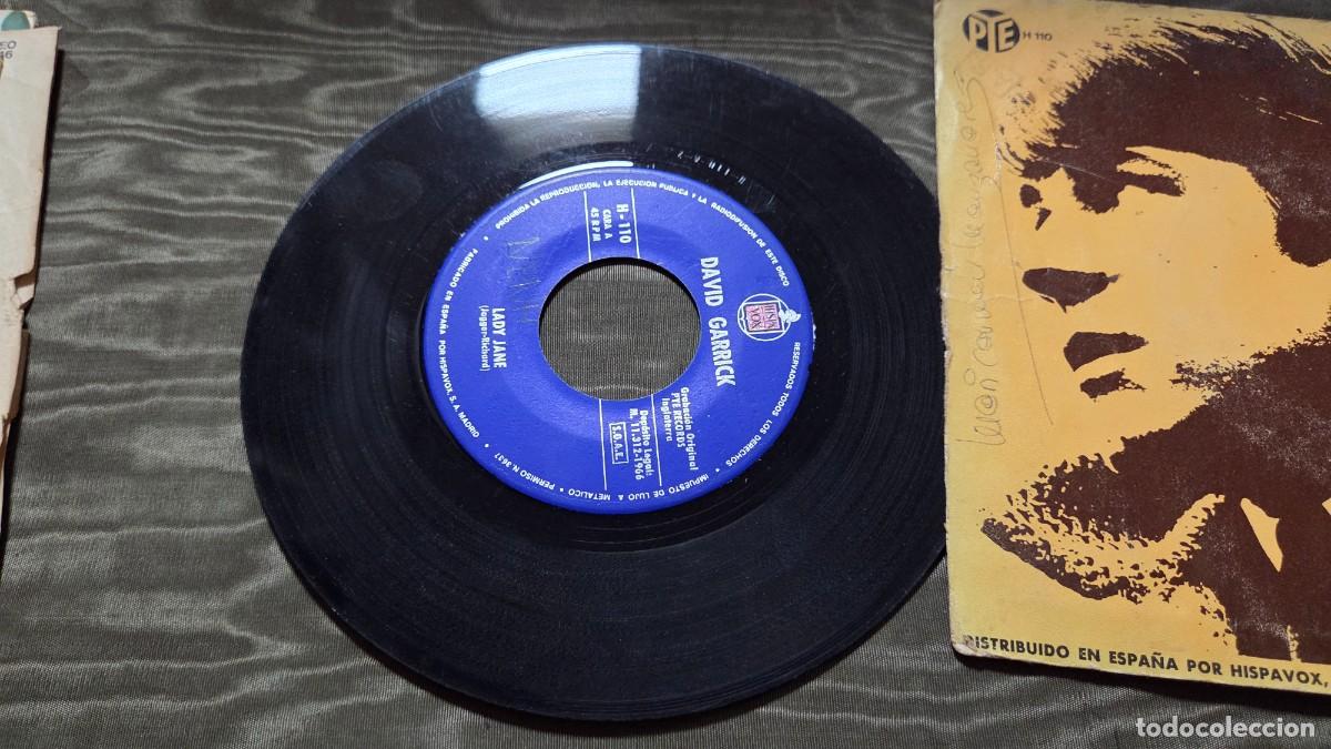 Discos de vinilo: discos singles vintage david garrick - Foto 2
