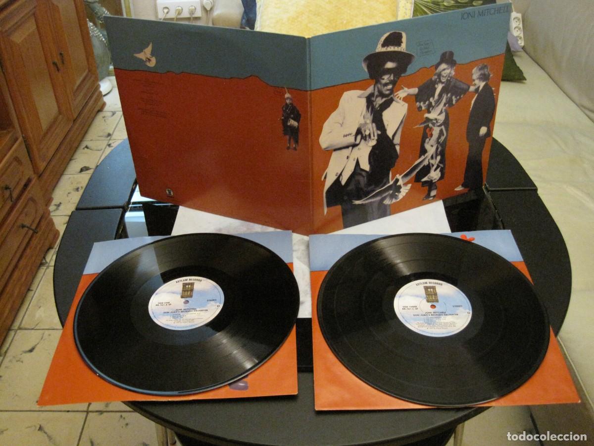 Discos de vinilo: JONI MITCHELL - DON JUAN'S RECKLESS DAUGHTER DOBLE VINILO ASYLUM RECORDS 1977 USA. COMO NUEVO.