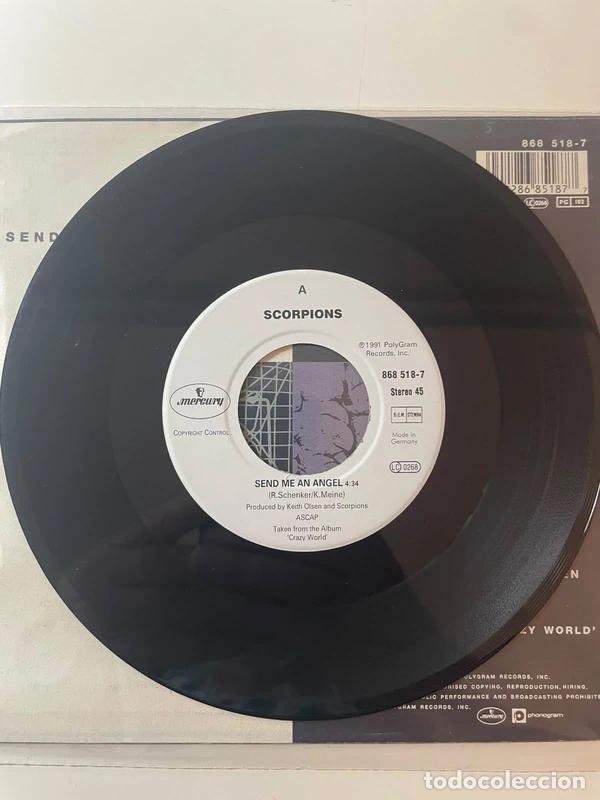 Discos de vinilo: Vinilo single 7&rdquo; Scorpions Send Me An Angel - Foto 3