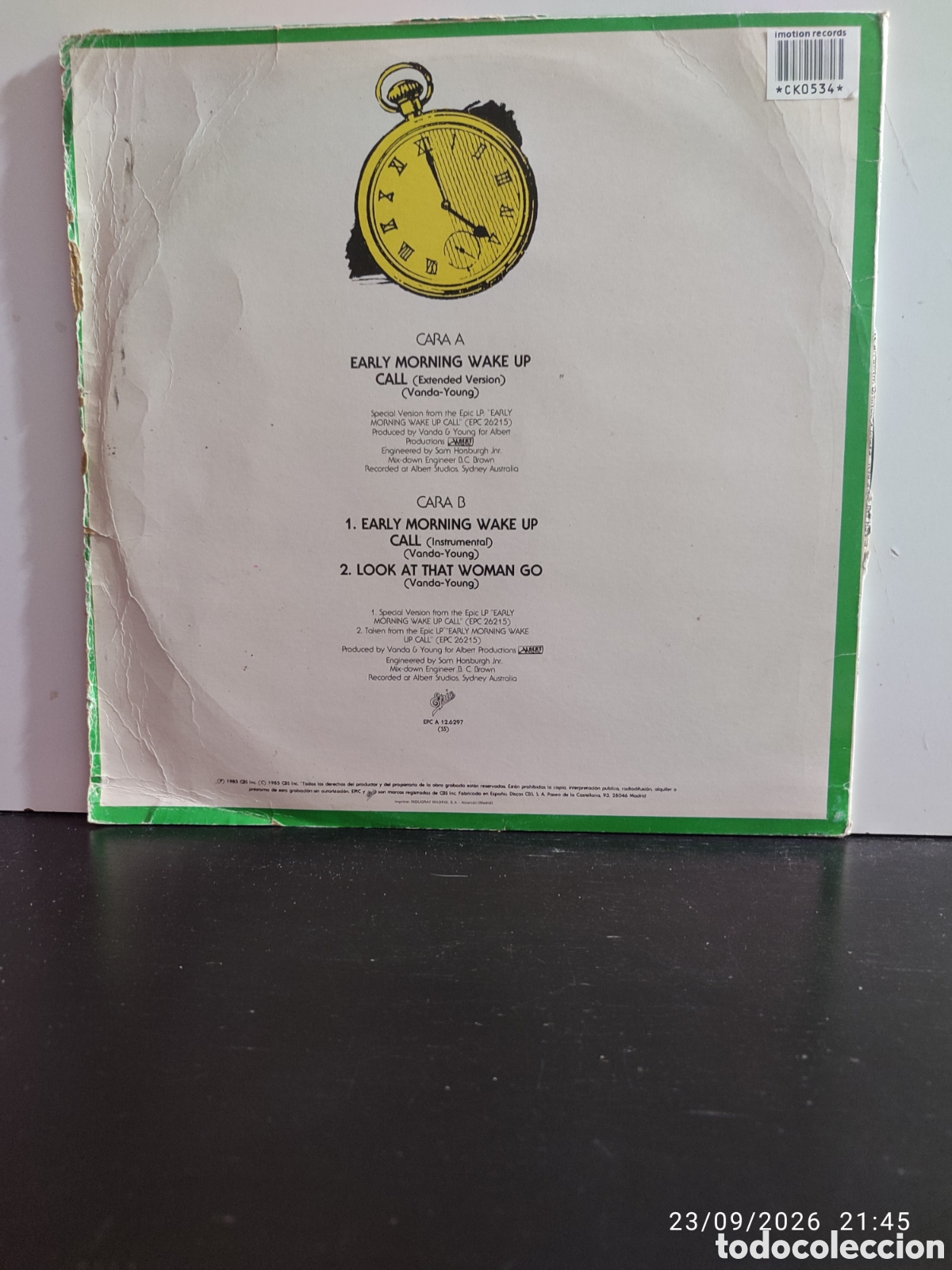 Discos de vinilo: Flash And The Pan &ndash; Early Morning Wake Up Call - Foto 2