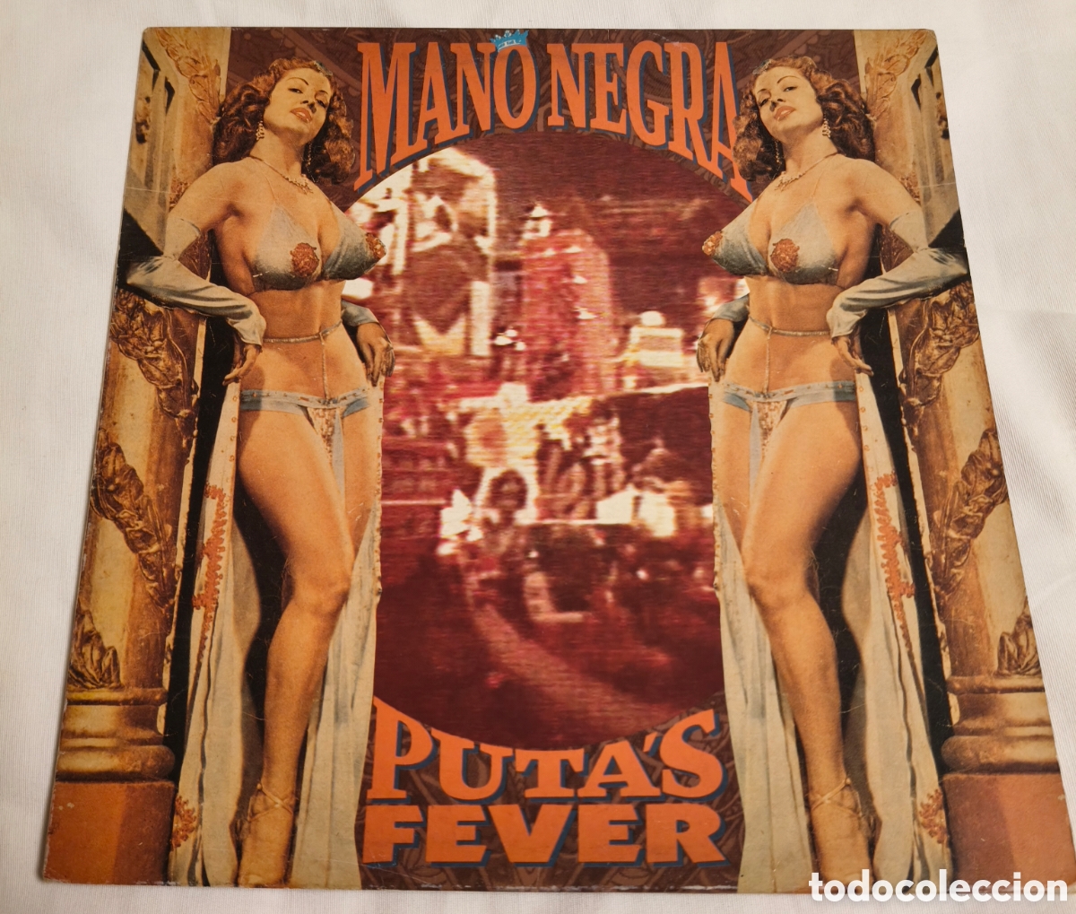 Discos de vinilo: Mano Negra - Puta's Fever. LP Vinilo Original Espa&ntilde;a 1989. Virgin / CBS. Con Encarte Original.