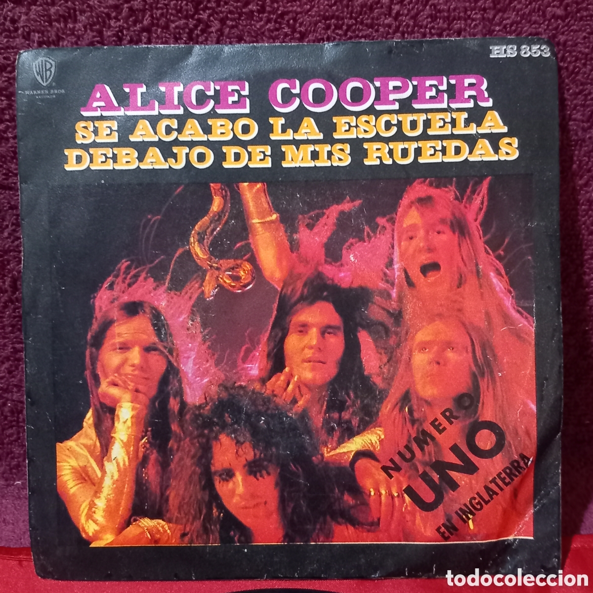 Discos de vinilo: ALICE COOPER/SE ACABO LA ESCUELA+DEBAJO DE MIS RUEDAS(1972 HISPAVOX)