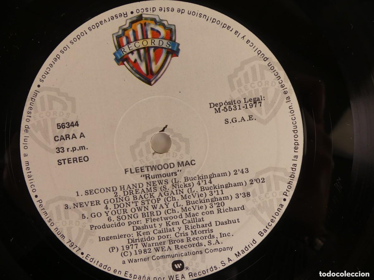 Discos de vinilo: LP Fleetwood Mac &ndash; Rumours - Foto 2