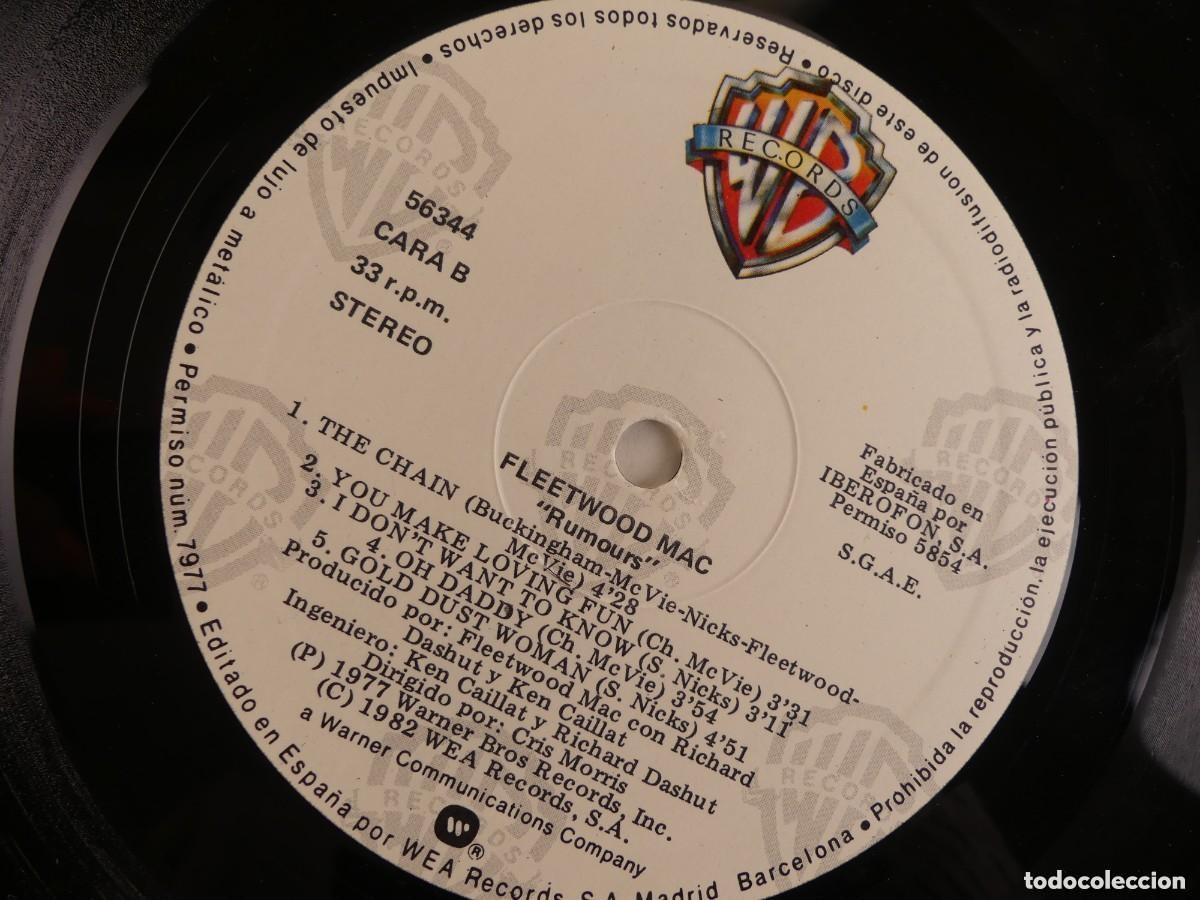 Discos de vinilo: LP Fleetwood Mac &ndash; Rumours - Foto 6