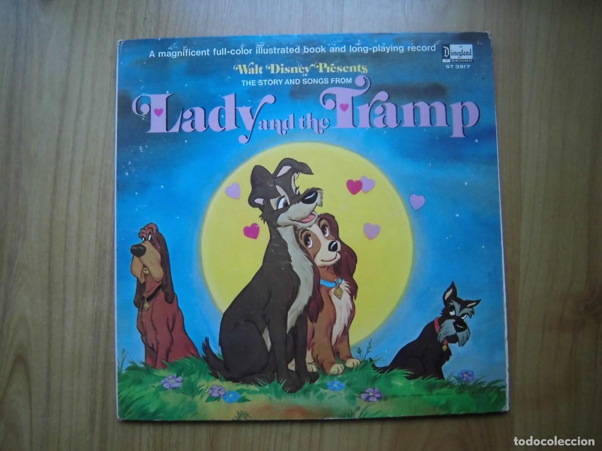 Discos de vinilo: ANTIGUO VINILO 33 RPM LA DAMA Y EL VAGABUNDO WALT DISNEY LADY AND THE TRAMP